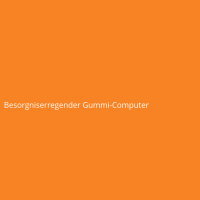 Besorgniserregender Gummi-Computer