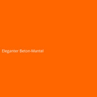 Eleganter Beton-Mantel