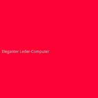 Eleganter Leder-Computer