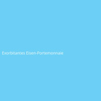 Exorbitantes Eisen-Portemonnaie